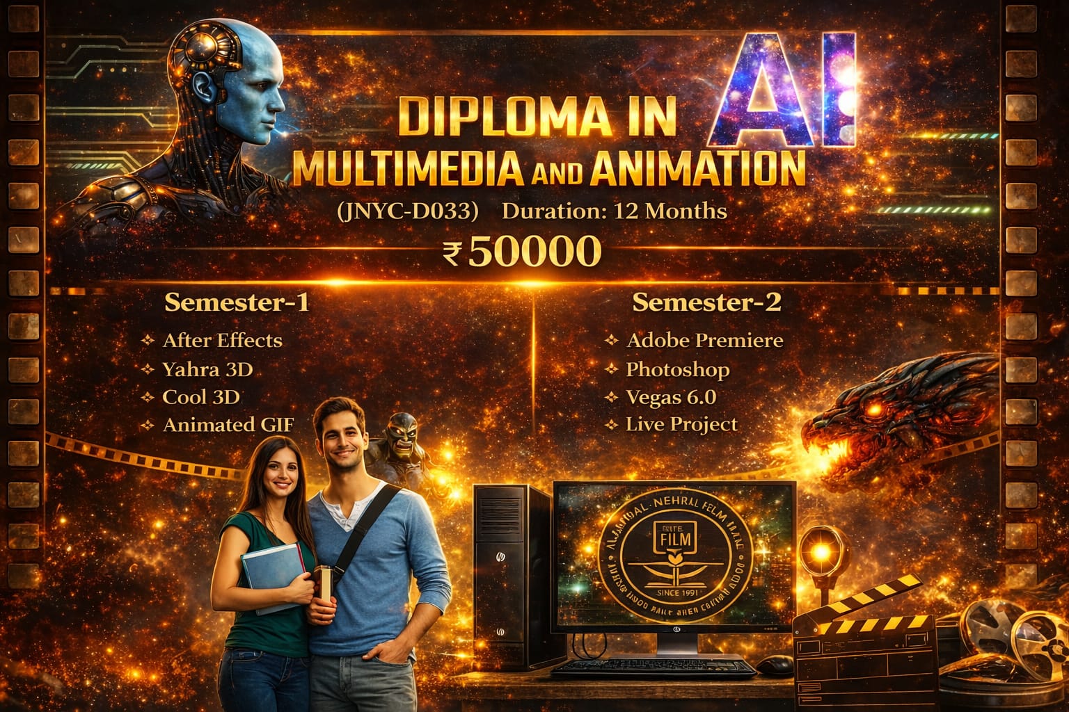 DIPLOMA IN A MULTIMEDIA AND ANIMATION